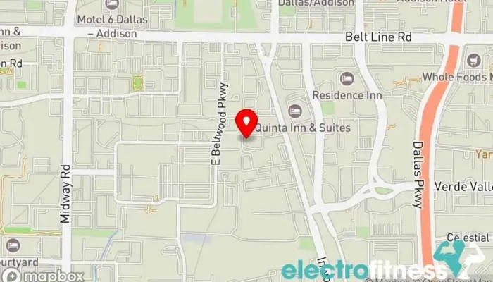 map of CrossFit Addison Physical fitness program in Addison