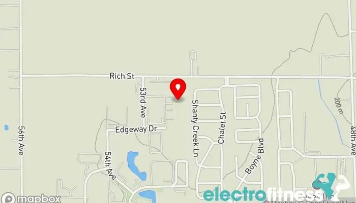 map of CrossFit Allendale Gym in Allendale