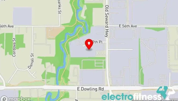 map of CrossFit Anchorage Physical fitness program in Anchorage
