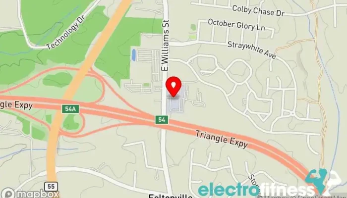 map of CrossFit Contrivance Gym, Fitness center, Physical fitness program, Sports nutrition store in Apex