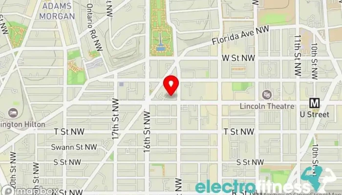 map of CrossFit DC Gym, Fitness center, Physical fitness program in Washington