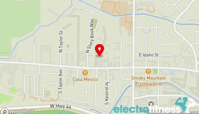 map of CrossFit E3 Gym, Physical fitness program in Eagle