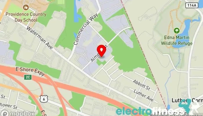 map of CrossFit East Providence Gym, Boot camp, Fitness center, Personal trainer, Physical fitness program, Sports complex, Weight loss service, Weightlifting area, Wellness center, Women's personal trainer in East Providence