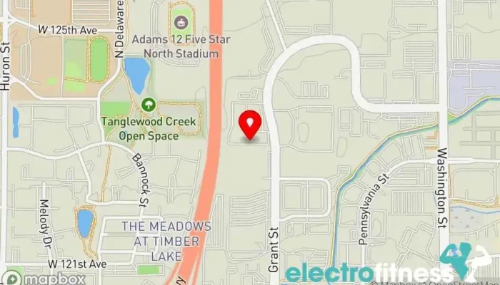 map of CrossFit ELM Gym in Thornton