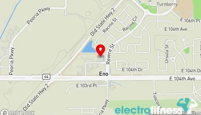 map of CrossFit ELM Turnberry Gym, Personal trainer, Physical fitness program in Commerce City