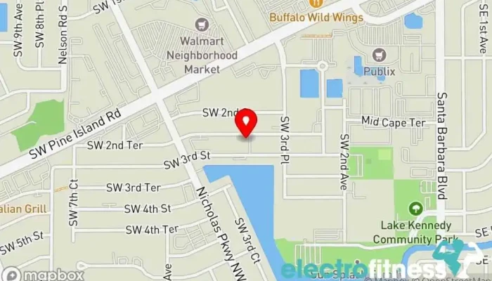 map of CrossFit ENG Gym, Fitness center, Physical fitness program in Cape Coral