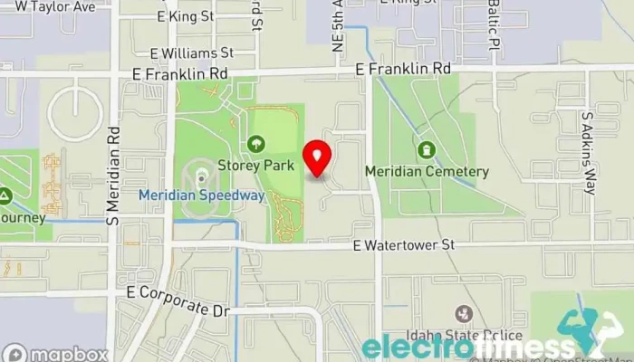 map of CrossFit Fireside Gym in Meridian