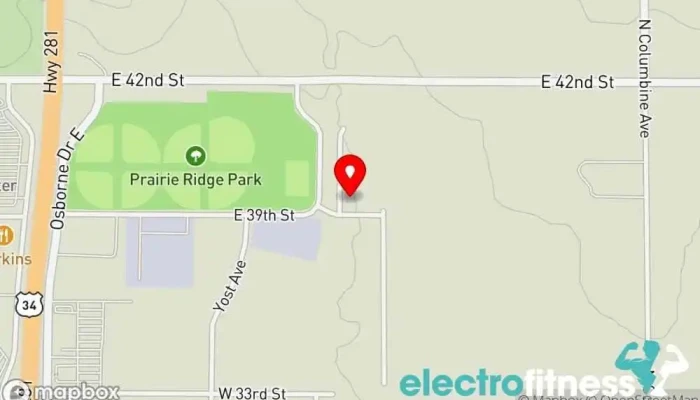 map of CrossFit Ground Up Physical fitness program in Hastings
