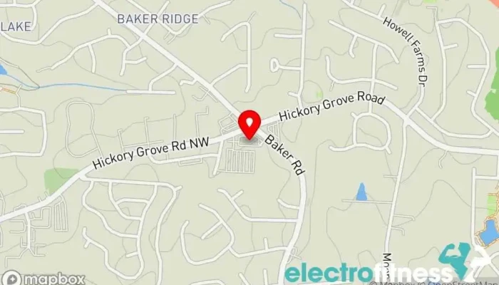 map of CrossFit Ho'ola Gym in Acworth