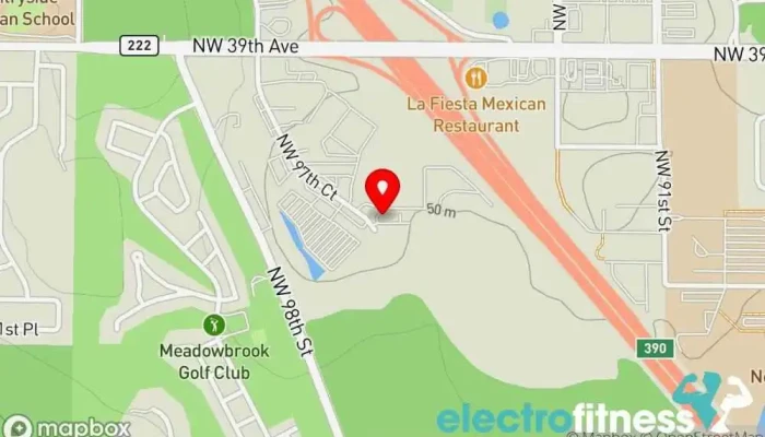 map of CrossFit Lead - Gainesville Physical fitness program, Fitness center, Gym in Gainesville