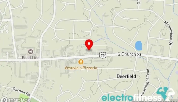 map of CrossFit Lifestyle Gym in Burlington
