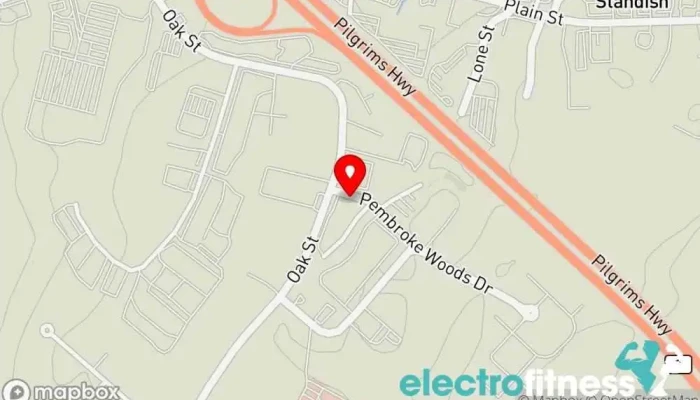 map of CrossFit Magnitude Gym, Community health centre, Fitness center, Personal trainer, Physical fitness program, Sports club, Weight loss service, Wellness center in Pembroke