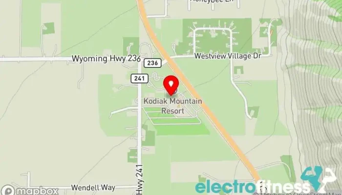 map of CrossFit Star Valley Gym in Afton