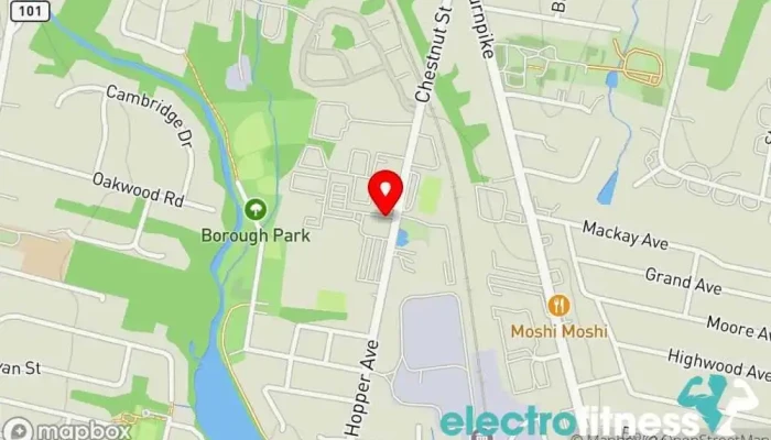map of CrossFit Waldwick Gym in Waldwick