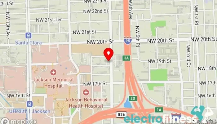 map of Crossfit Yellow Falcon Miami Gym in Miami