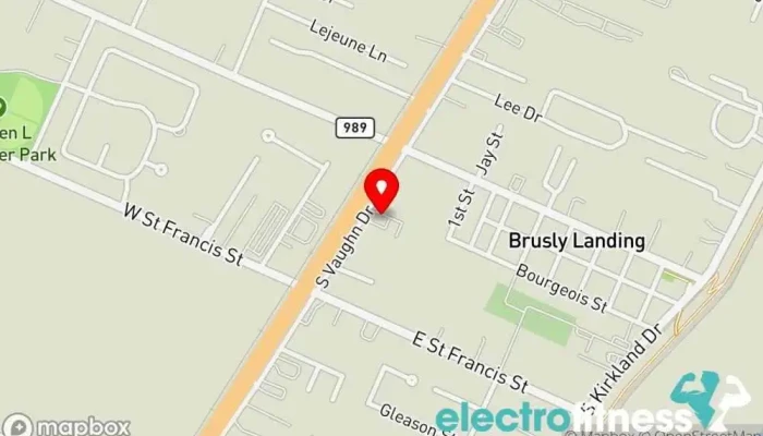 map of CrossRoad Fitness Fitness center in Brusly