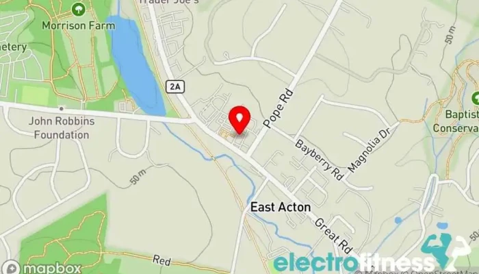 map of Crossroads to Health Functional Nutrition and Fitness Nutritionist, Alternative medicine practitioner, Physical fitness program, Weight loss service in Acton