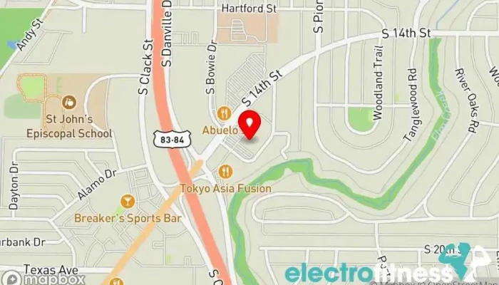 map of Crunch Fitness - Abilene Gym, Fitness center, Personal trainer, Physical fitness program in Abilene