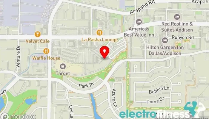 map of Crunch Fitness - Addison Gym in Addison