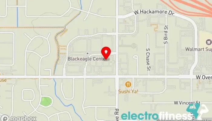map of Crunch Fitness - Boise Black Eagle Gym, Fitness center, Personal trainer, Physical fitness program in Boise