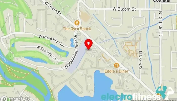 map of Crunch Fitness - Boise State Street Gym, Fitness center, Personal trainer, Physical fitness program in Boise