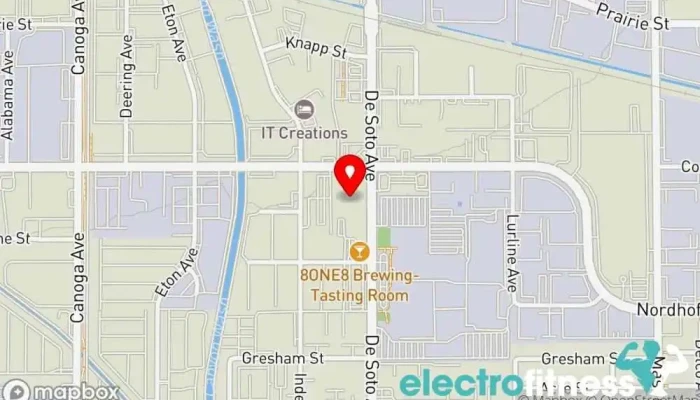 map of Crunch Fitness - Chatsworth Gym, Fitness center, Personal trainer, Physical fitness program in Chatsworth