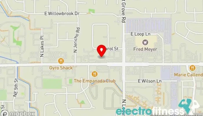map of Crunch Fitness - Meridian Gym, Fitness center, Personal trainer, Physical fitness program in Meridian