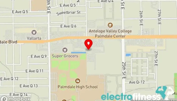 map of Crunch Fitness - Palmdale Gym, Fitness center, Personal trainer, Physical fitness program in Palmdale