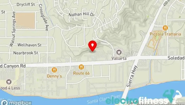 map of Crunch Fitness - Santa Clarita Gym, Fitness center, Personal trainer, Physical fitness program in Santa Clarita