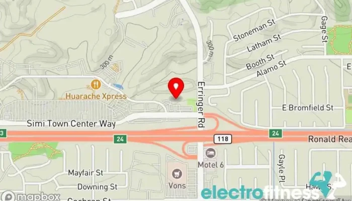 map of Crunch Fitness - Simi Valley Gym, Fitness center, Personal trainer, Physical fitness program in Simi Valley