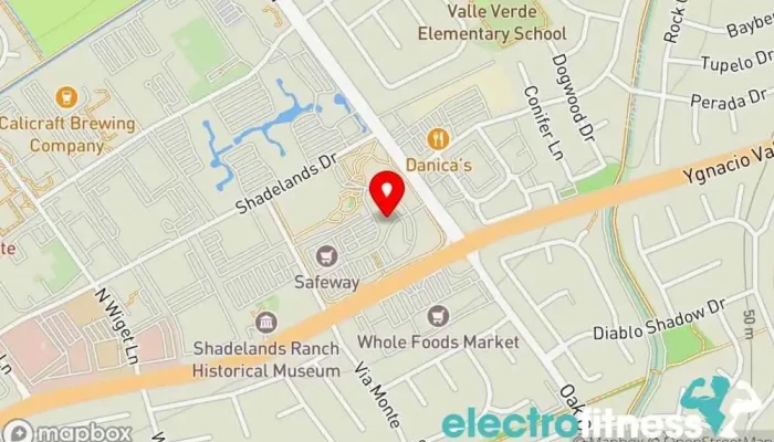 map of Crunch Fitness - Walnut Creek Gym, Fitness center, Personal trainer, Physical fitness program in Walnut Creek
