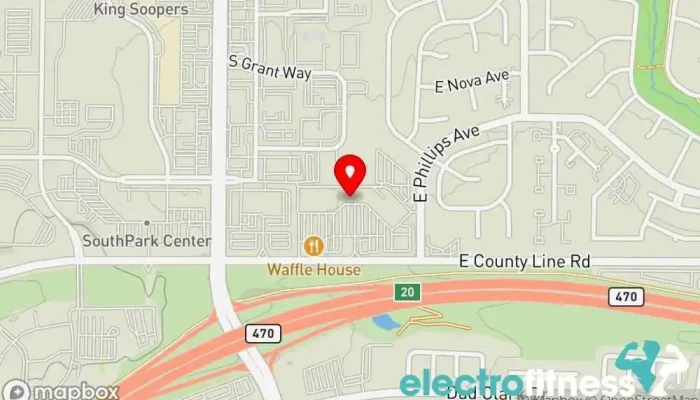map of Crystal Haven Wellness Living (previously Yoga Haven) Meditation center, Reiki therapist, Yoga studio in Littleton