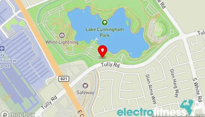 map of Cunningham Park Open Gym Gym in San Jose