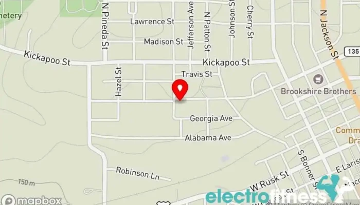 map of Curtis E. Carroll Fieldhouse & Gymnasium Gym in Jacksonville