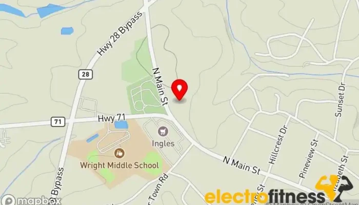 map of Curves Fitness center in Abbeville