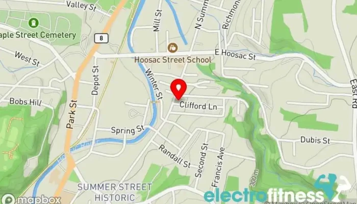 map of Cutting Edge Fitness & Martial Arts Center Fitness center, Boxing gym, Kickboxing school, Martial arts school, Personal trainer, Physical fitness program in Adams