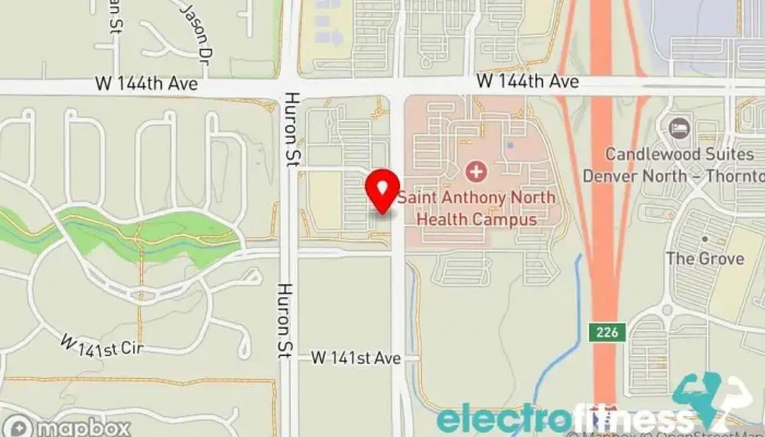 map of CYCLEBAR Indoor cycling, Gym in Westminster