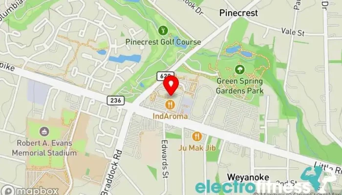 map of D1 Training Alexandria Gym, Personal trainer in Alexandria