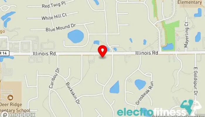 map of D1 Training Fort Wayne SW Gym, Personal trainer in Fort Wayne