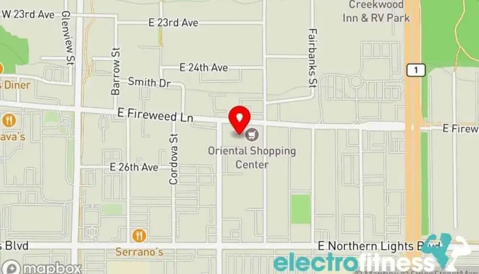 map of Daniel Boxing School Boxing gym in Anchorage