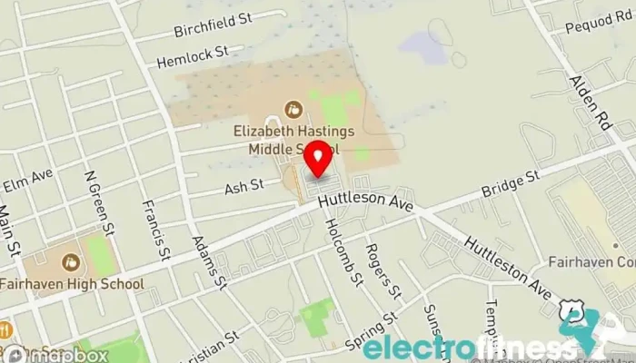 map of Danny Savery Brazilian Jiu Jitsu - Fairhaven, MA Martial arts school in Fairhaven