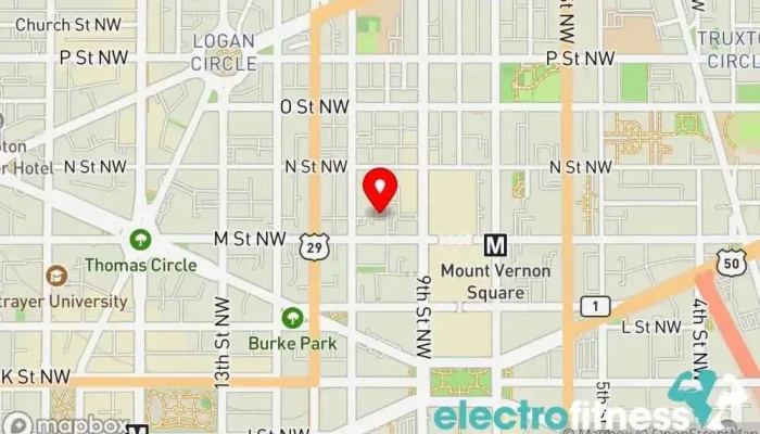 map of DC Strength & Nutrition Personal trainer, Gym in Washington