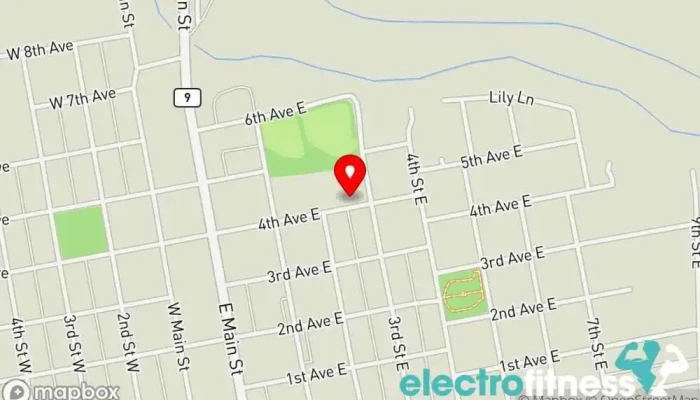 map of Dekko Community Center Community center in Ada