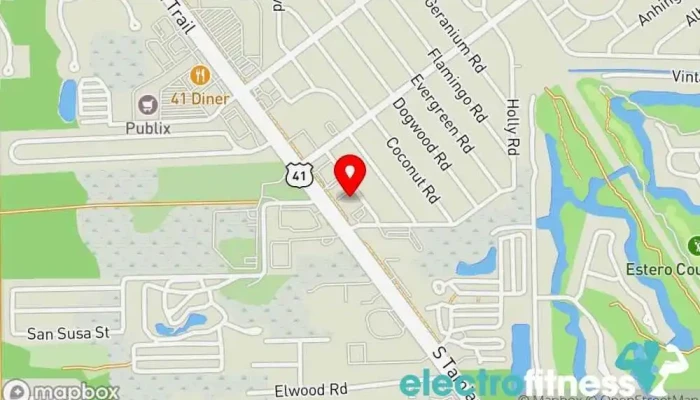 map of DG Training Reformed Personal trainer in Fort Myers