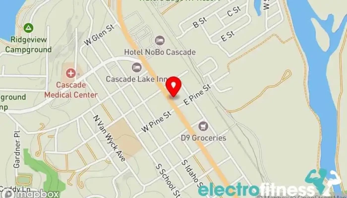 map of Domination Fitness Center of Cascade Gym in Cascade