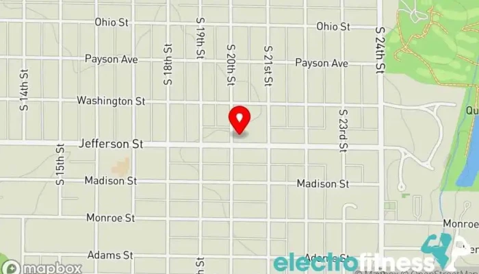 map of Domingo Yoga Yoga studio in Quincy