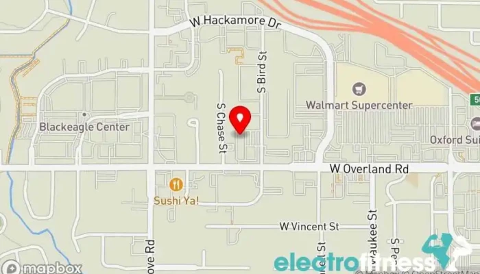 map of Driven Jiujitsu Martial arts school in Boise