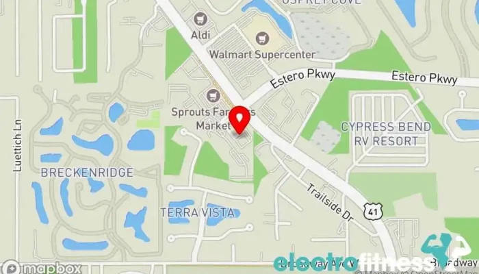 map of D&T Evolution Fitness & Nutrition Personal trainer, Fitness center, Life coach in Fort Myers