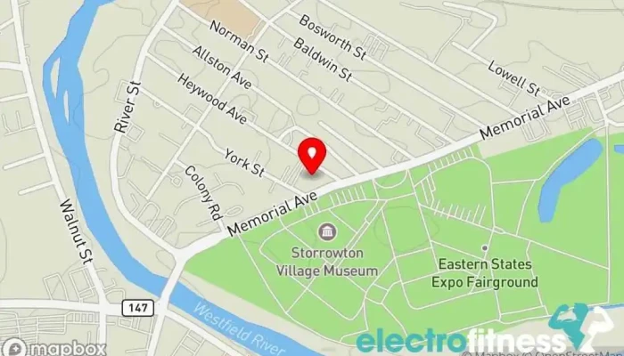 map of DX2 Fitness Personal trainer in West Springfield