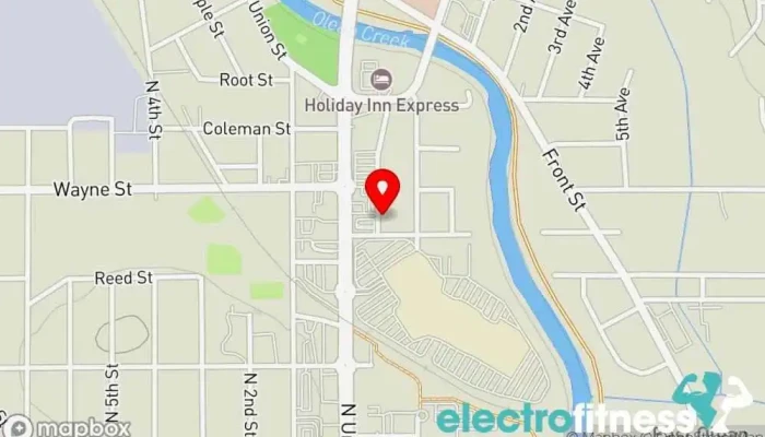 map of Eade Fitness 24/7 Gym in Olean